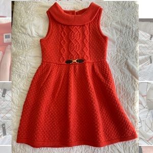 Janie and Jack girls sweater dress 3 equestrian